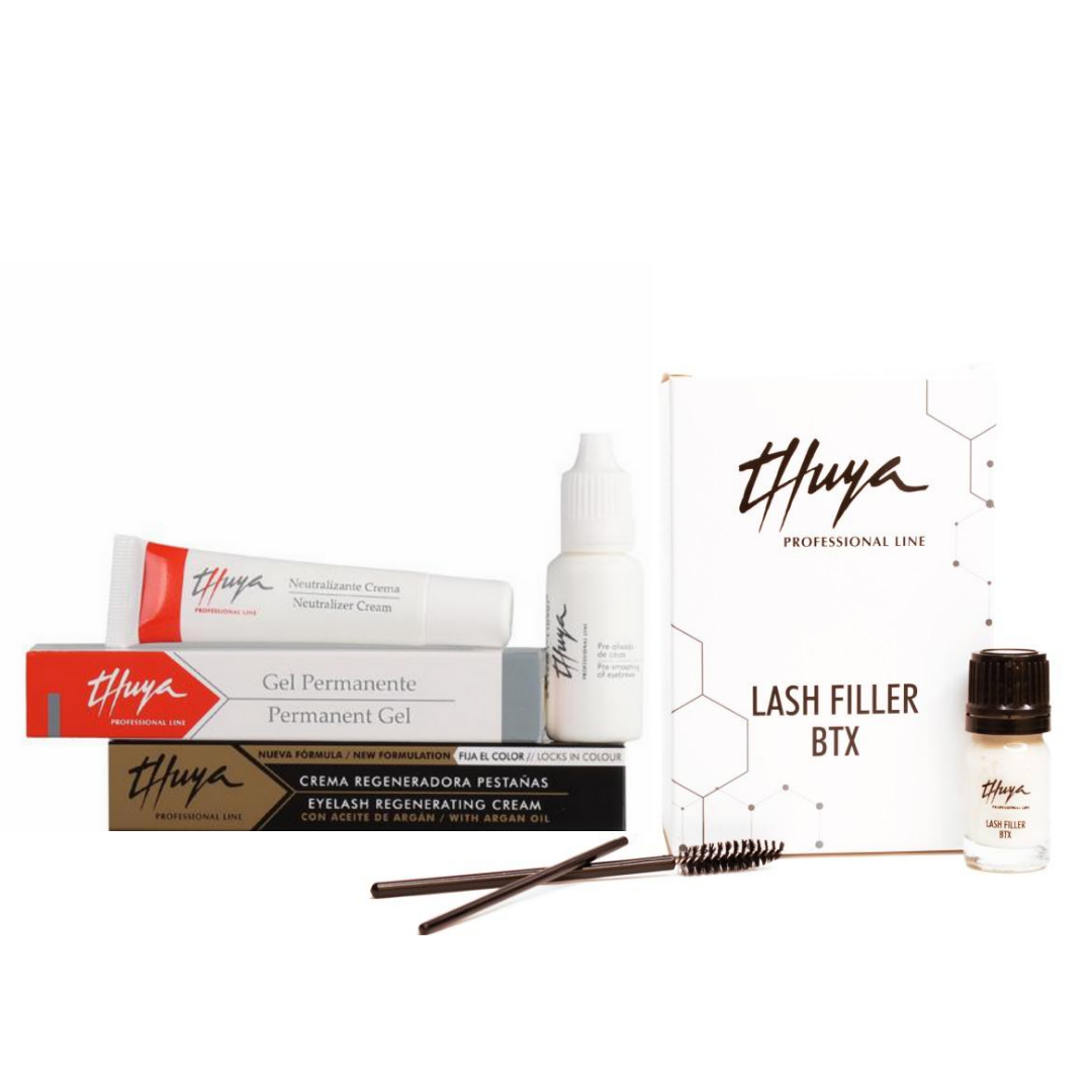 Thuya antakių laminavimo rinkinys su užpildu (Botox)