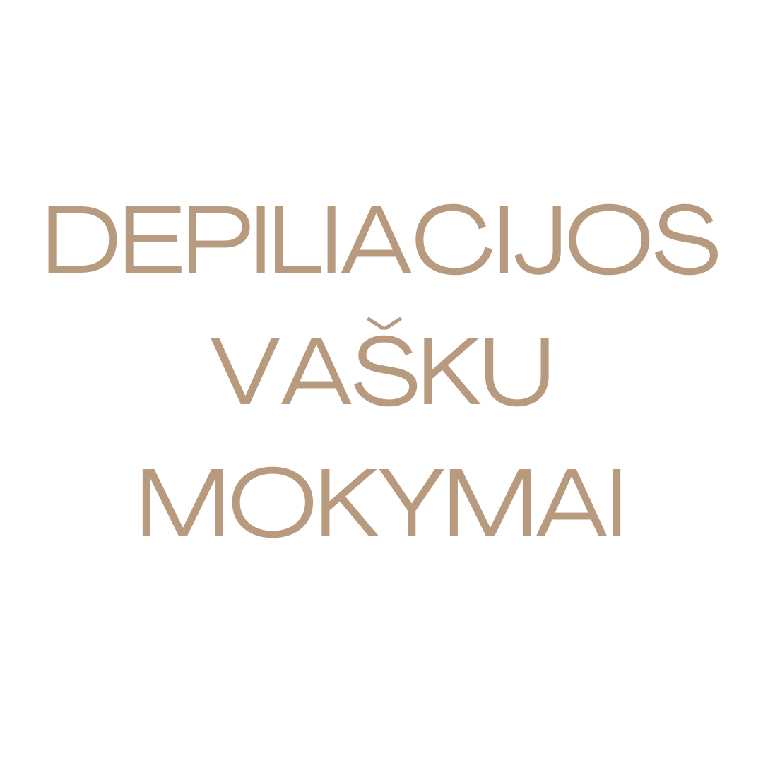 Depiliacijos vašku mokymai